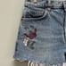 Reformation Jeans Charlie High Rise Jean Short in Fauna Embroidery 26