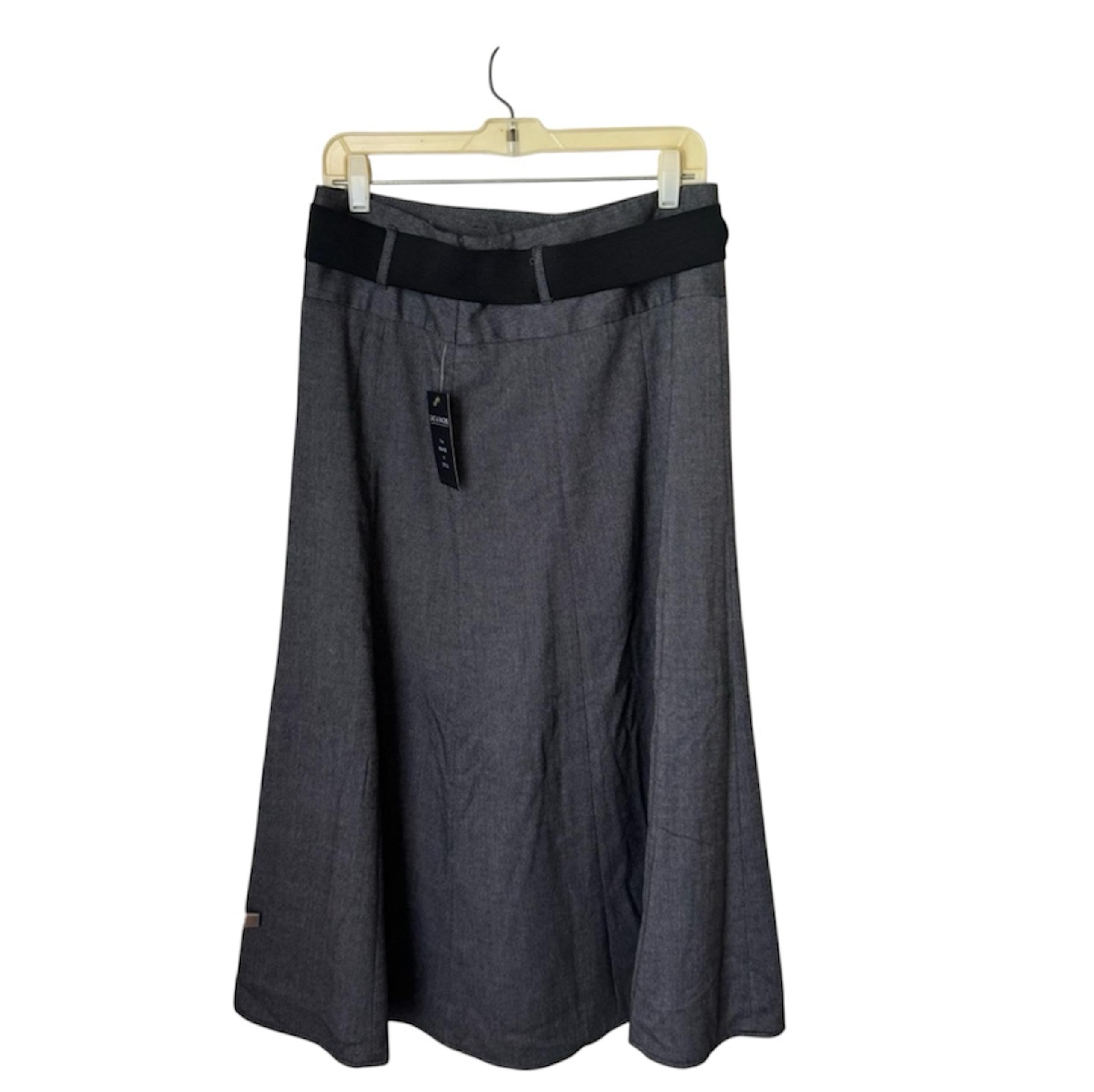 Zac & Rachel Size 8 NWT Charcoal A Line Maxi Skirt