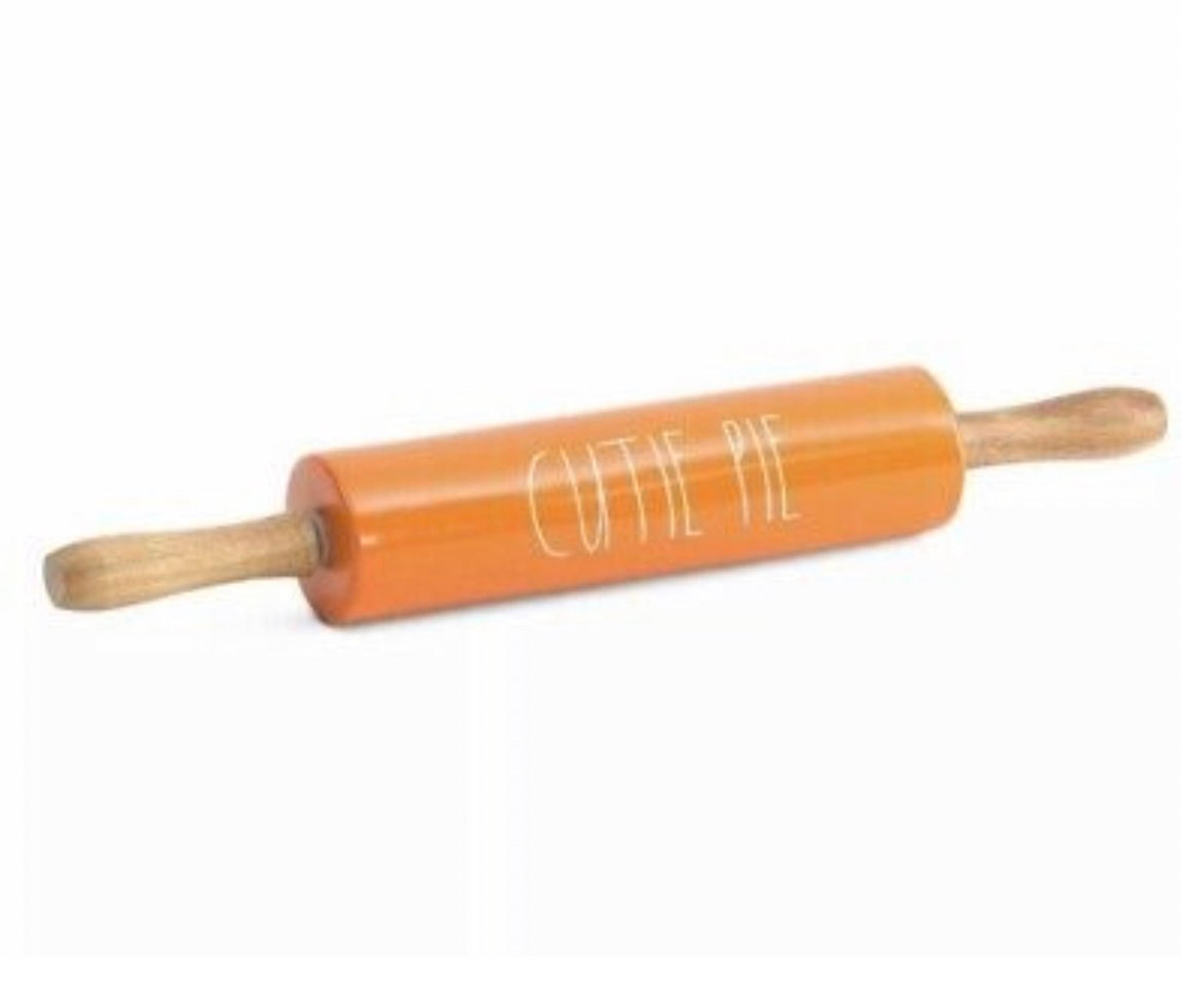 Rae Dunn Orange Cutie Pie Rolling Pin