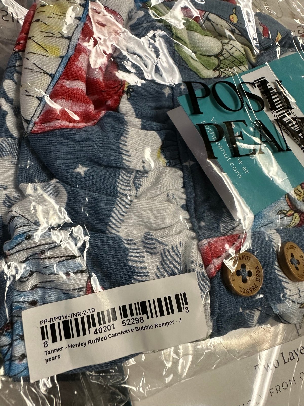 Posh Peanut Tanner bubble romper