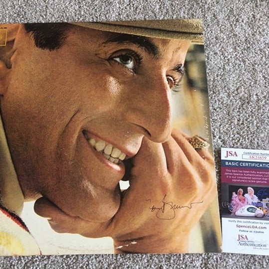 Tony Bennett Be Around Signed Vinyl Record JSA COA RARE NICE AUTOGRAPH No CD