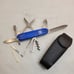 VICTORINOX OFFICIER SUISSE MULTI-TOOL SWISS ARMY CLEAR BLUE POCKET MULTI-TOOL
