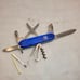VICTORINOX OFFICIER SUISSE MULTI-TOOL SWISS ARMY CLEAR BLUE POCKET MULTI-TOOL