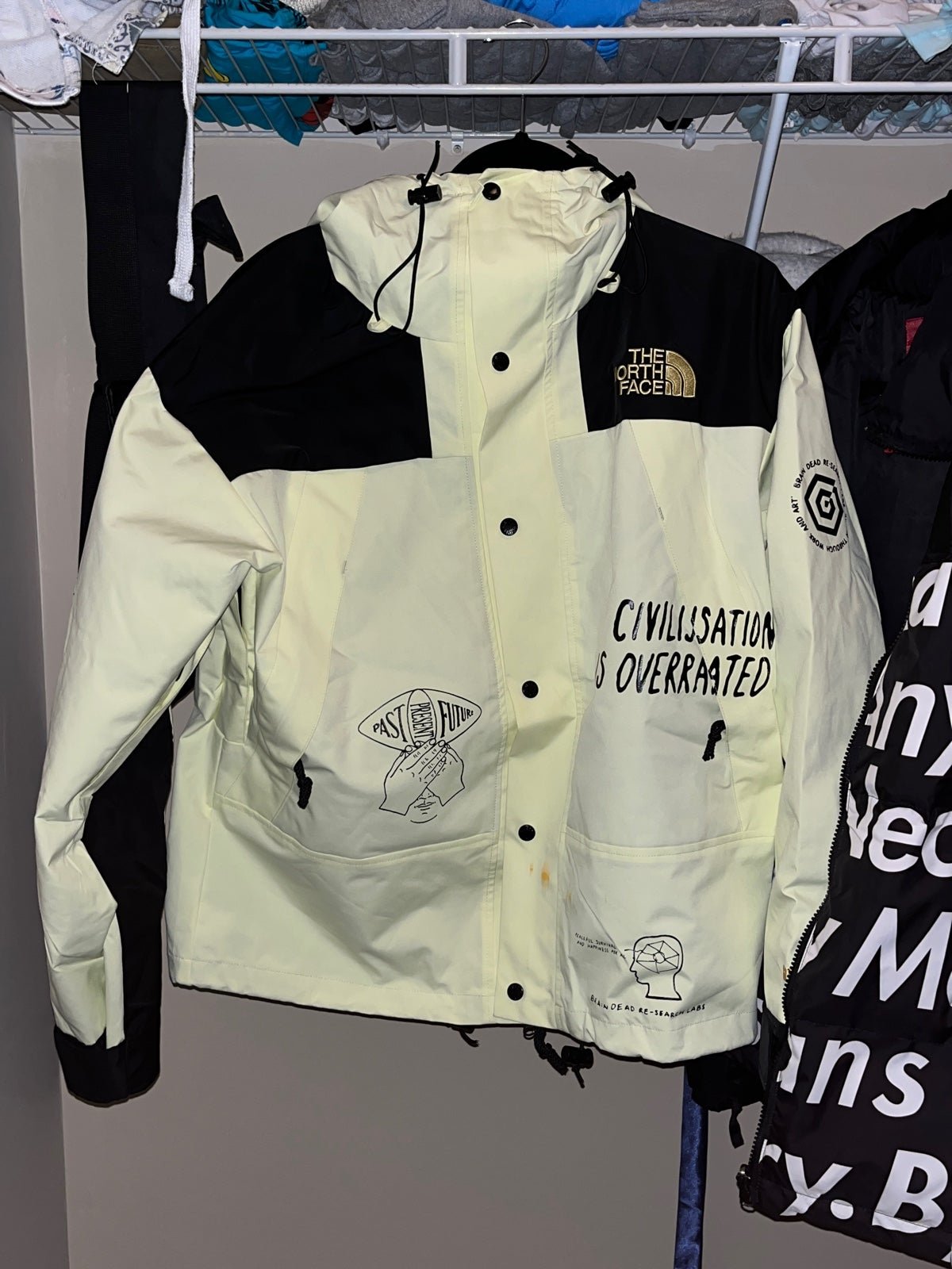 north face x braindead
