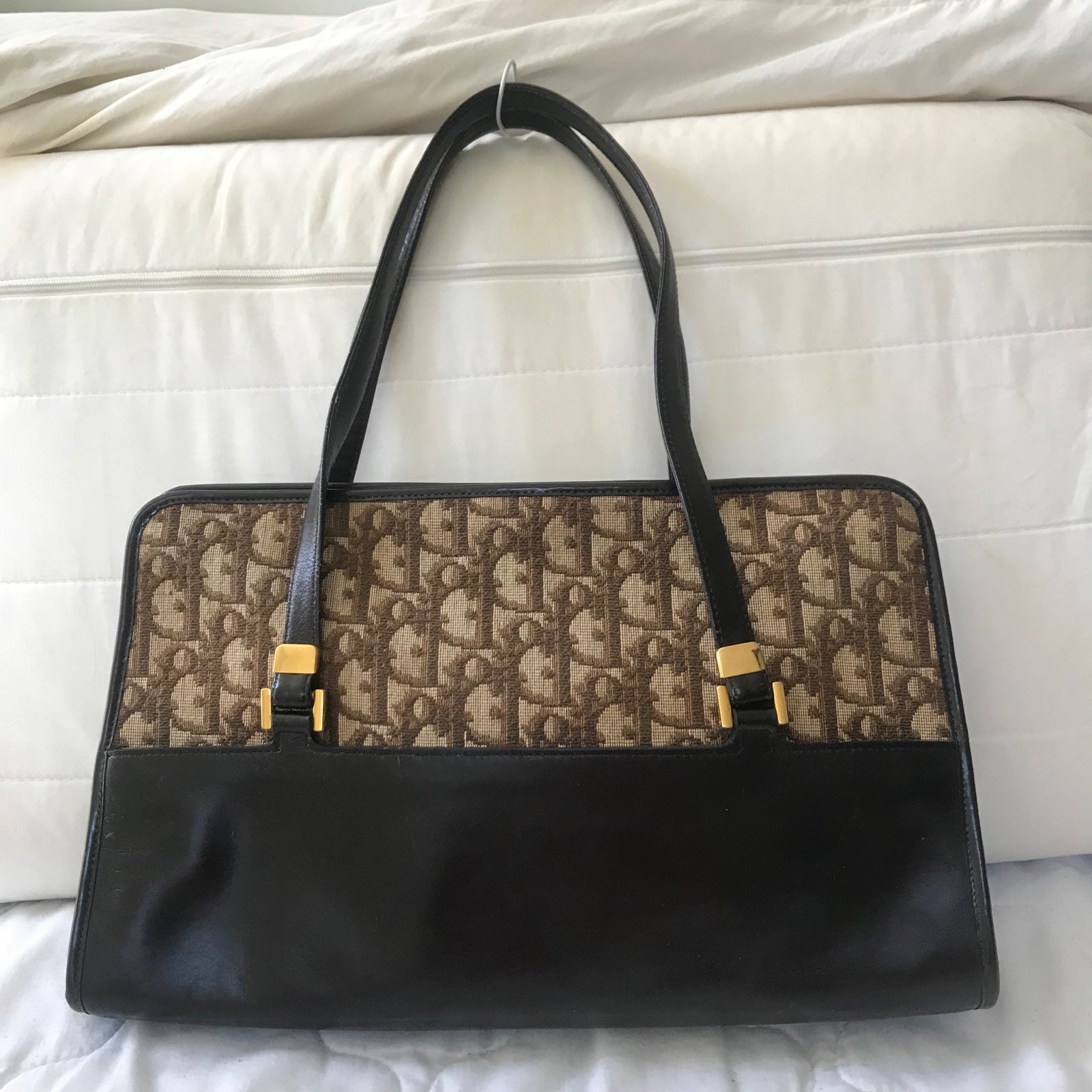 Christian Dior Canvas Shoulder Bag