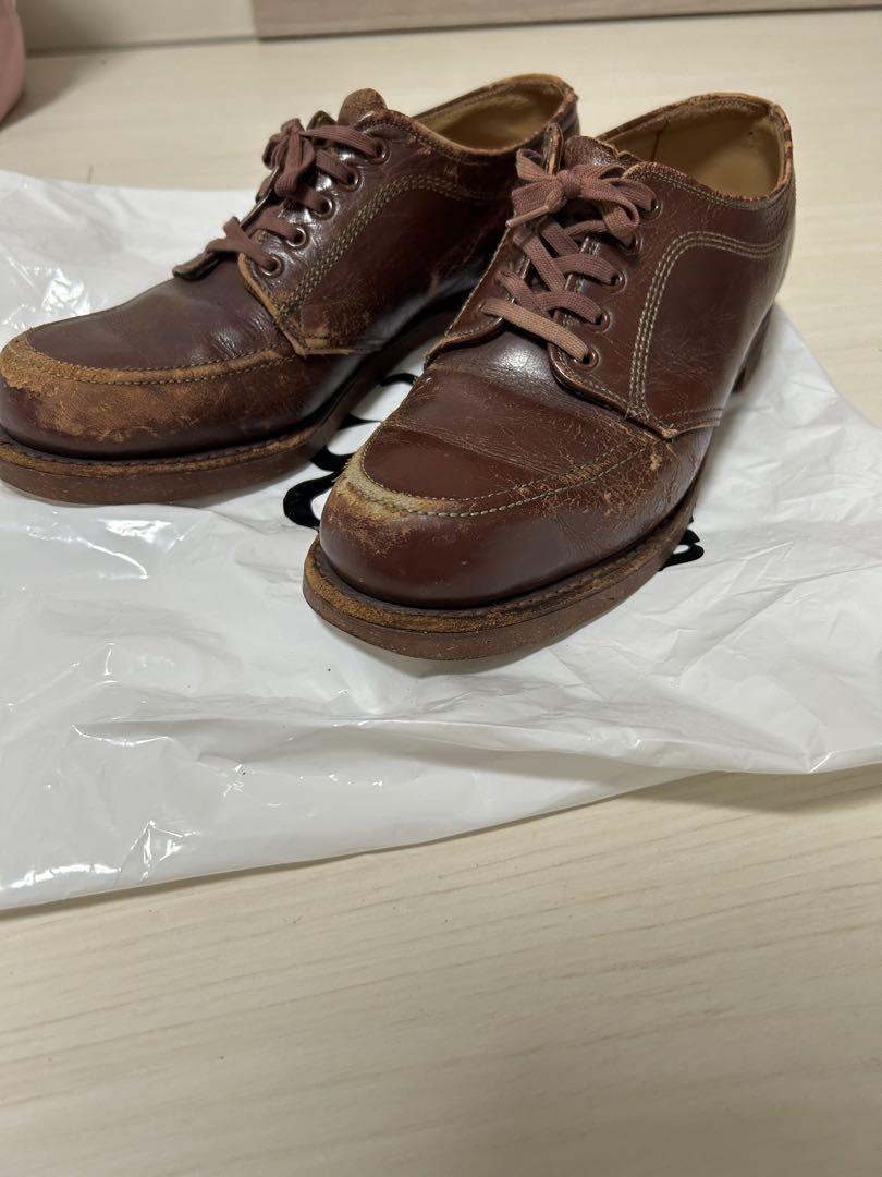 50s Low-Cut Boots Leather Shoes