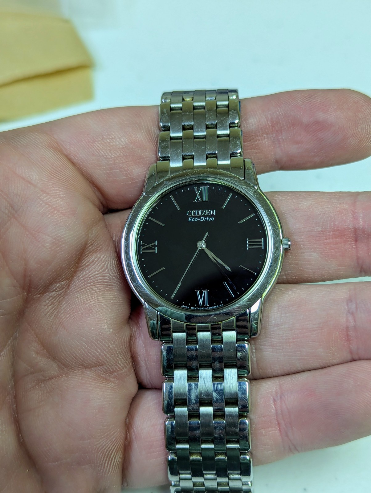 Men's SOLAR Ultra Slim Watch CITIZEN Eco-Drive Stiletto G431-T001793