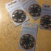 4 pks powerone p312 hearing aid batteries