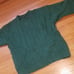 J.Crew wool sweater. Black label. Green