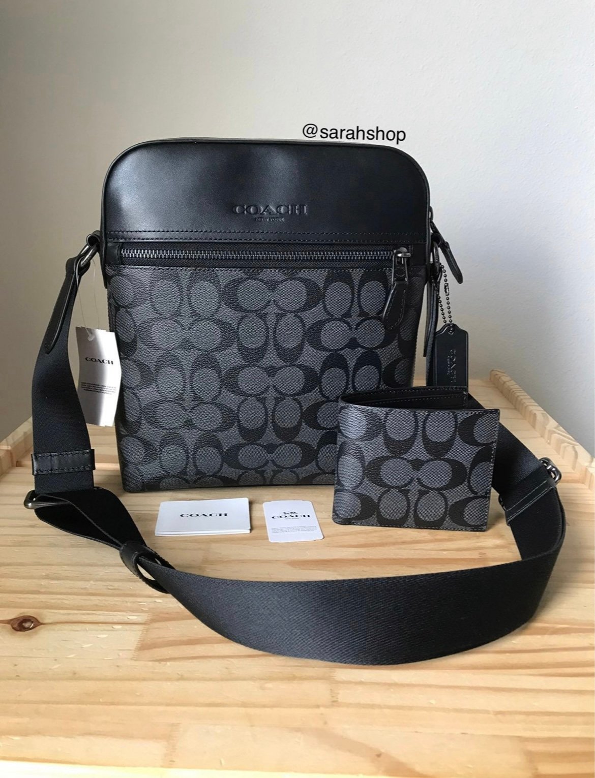 Coach Houston Flight Bag Signature Set