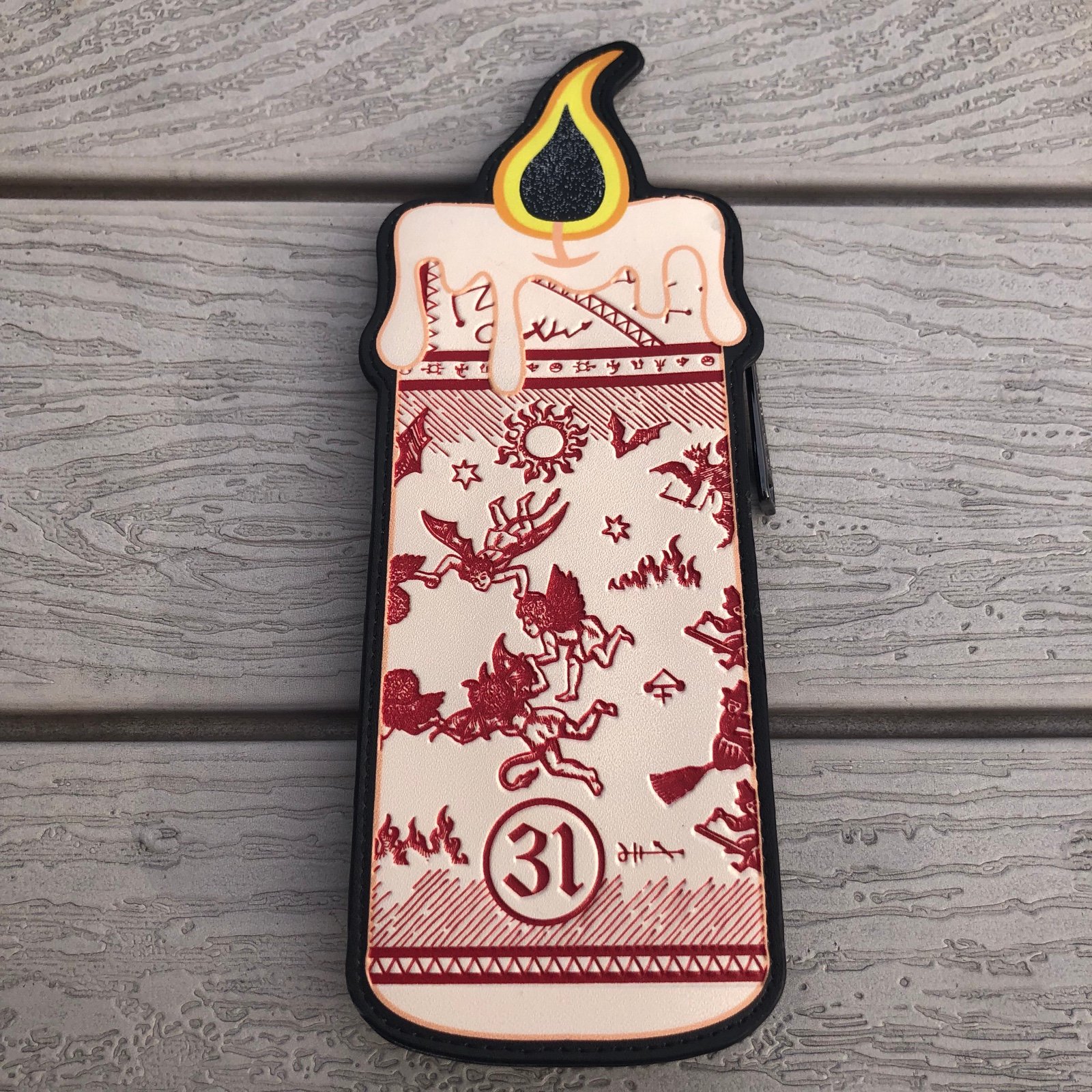 Loungefly Disney Hocus Pocus Black Flame Candle Cardholder