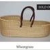 Plumb and Sparrow Hand woven Moses basket