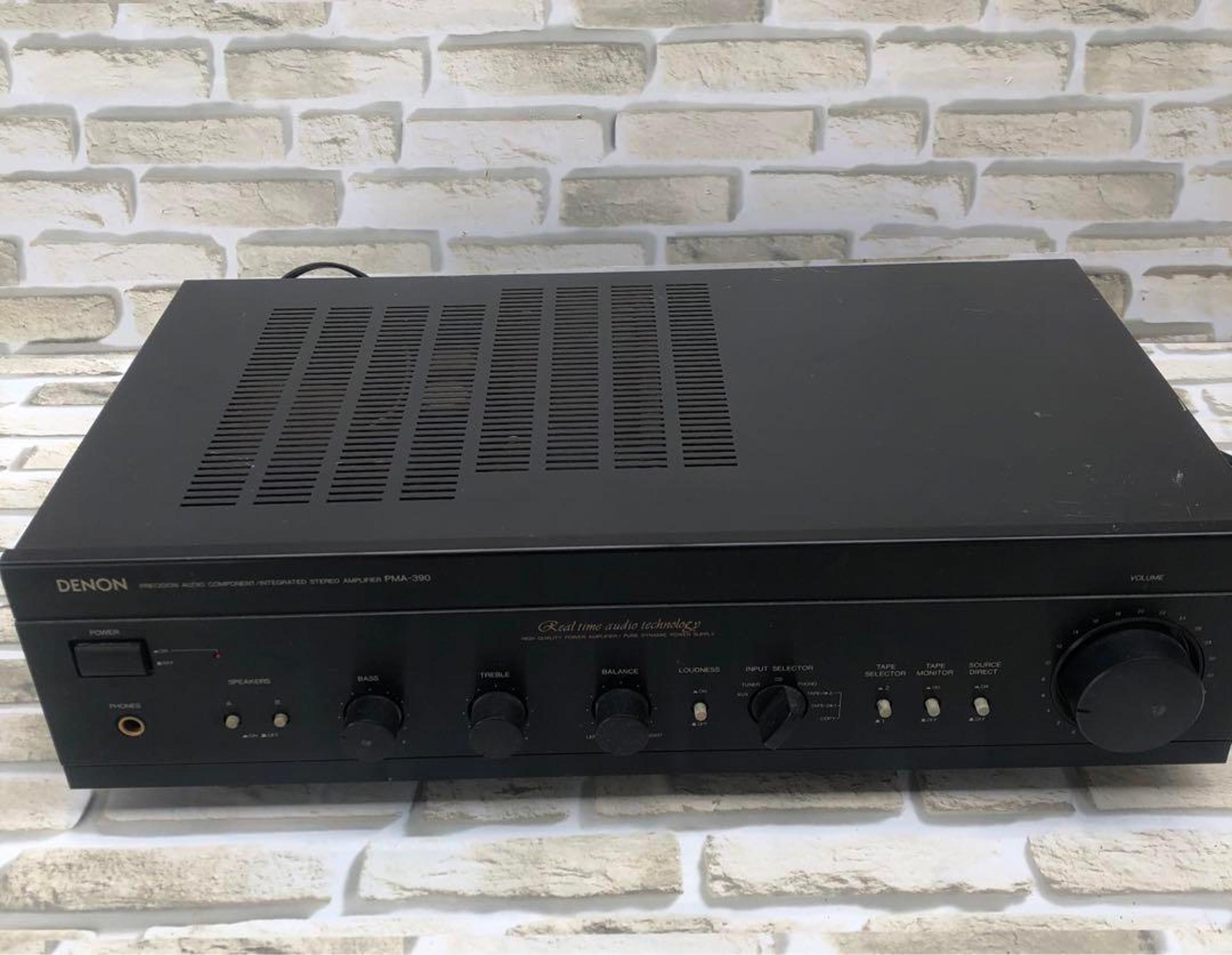 DENON PMA-390 Stereo Integrated Amplifier, Working Condition (A84)