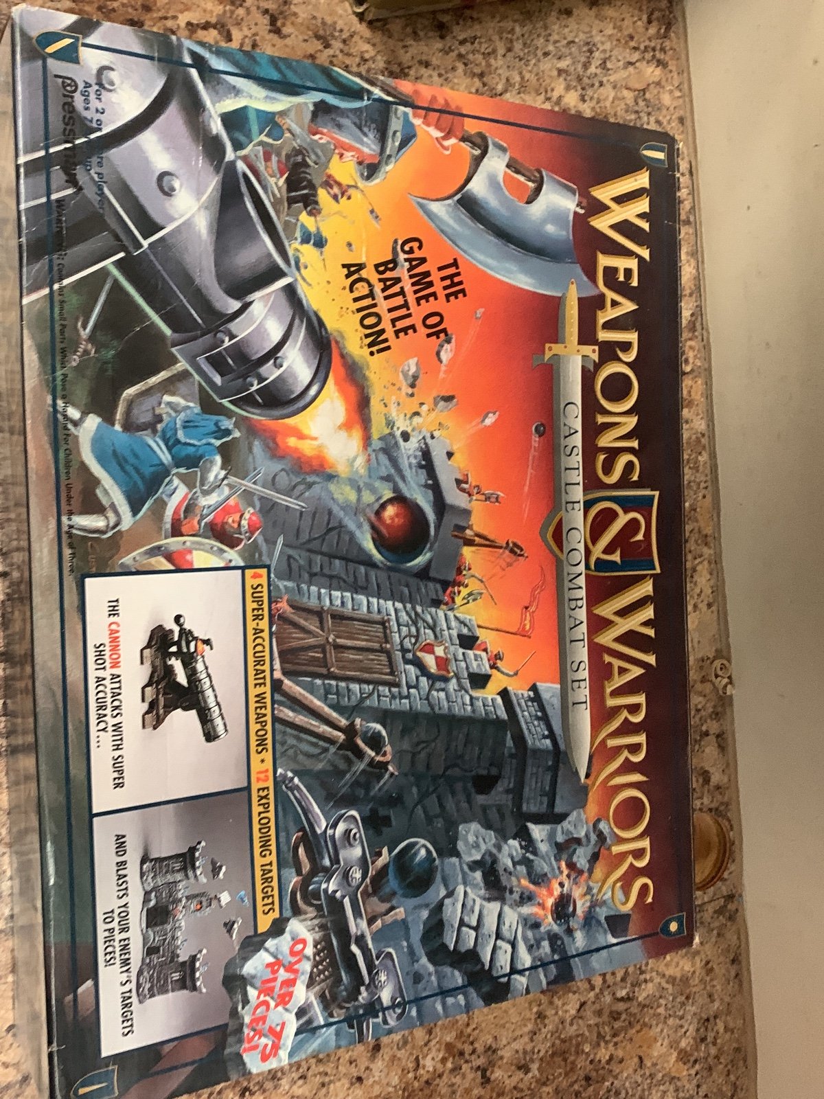 Weapons and warriors battle combat set