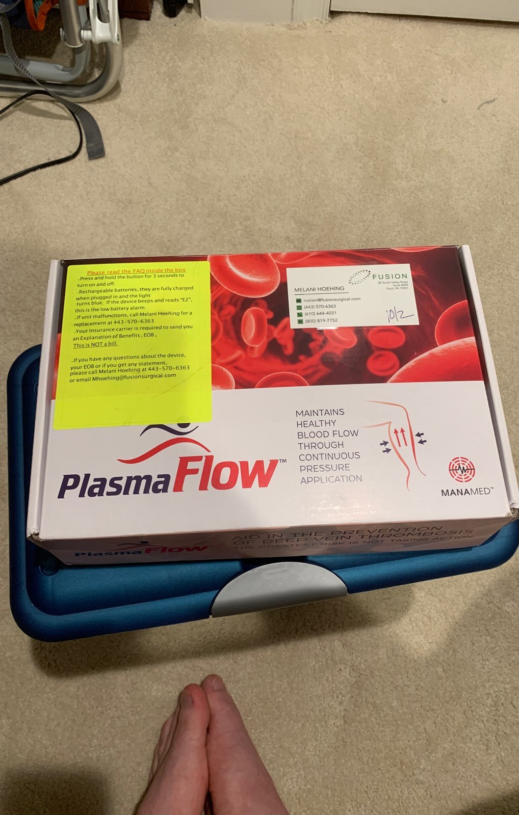 Plasmaflow MANAMED- UNUSED