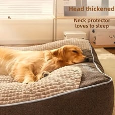 Cozy & Washable Pet Bed for Dogs and Cats - Non-Slip Bottom, Thick Polyester XL