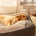 Cozy & Washable Pet Bed for Dogs and Cats - Non-Slip Bottom, Thick Polyester XL
