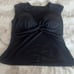 Bleu Rod Beattie Let's Get Twisted Cap Sleeve Tankini Top Black Size 20W