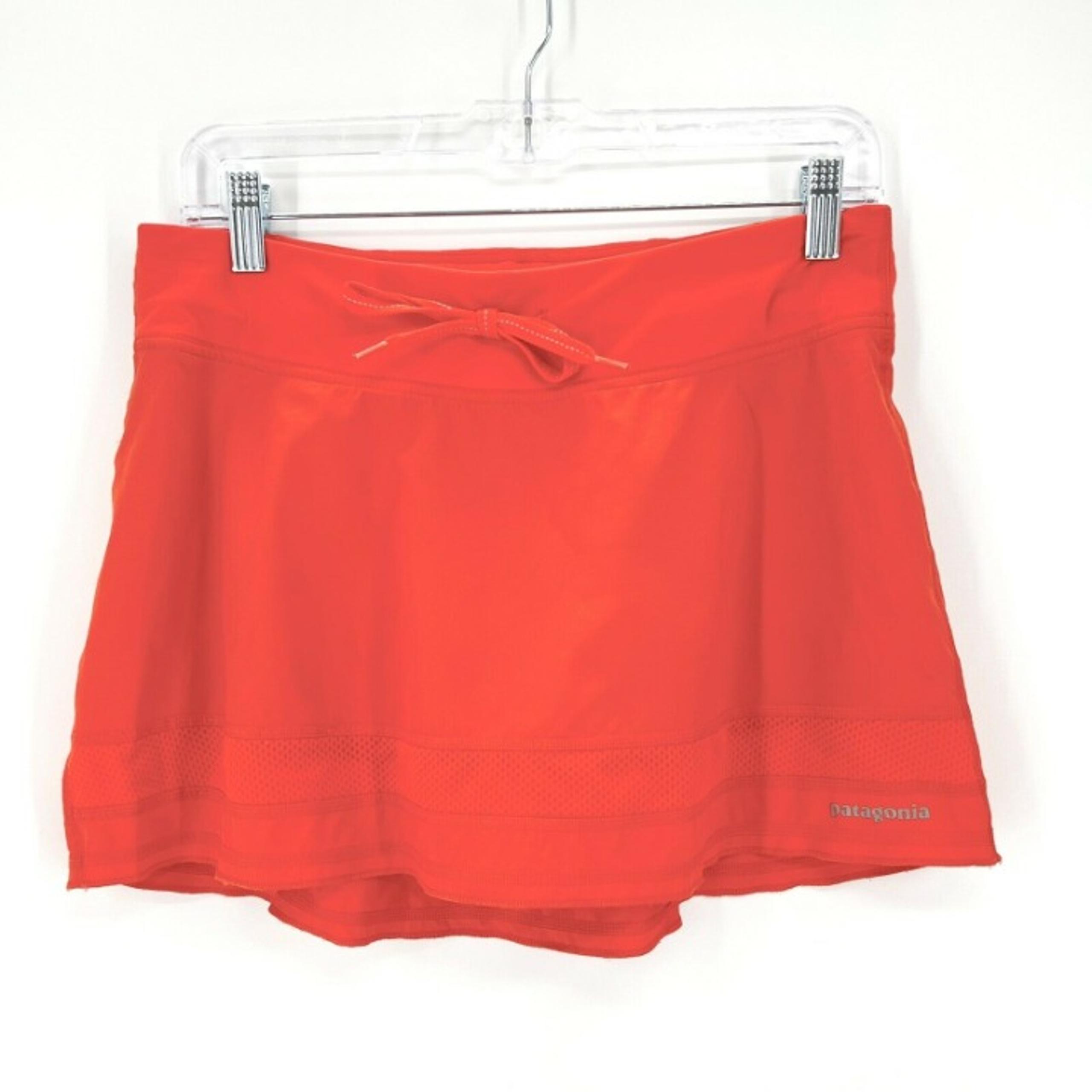 PATAGONIA women's Skort Coral Sz S Tennis Golf Hiking Outdoors Water Sports
