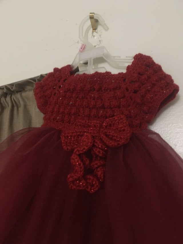 Baby dress - crochet dress