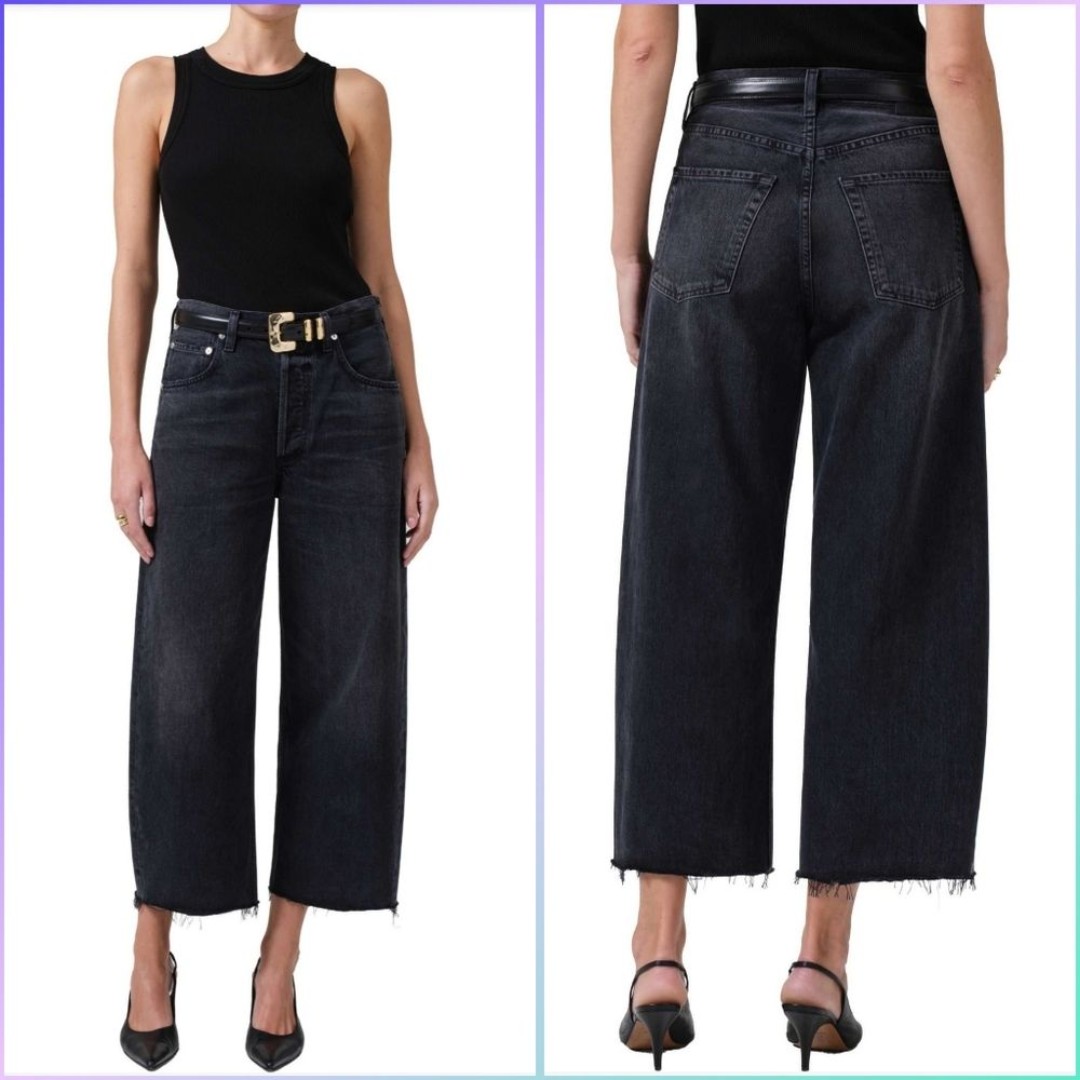 Citizens of Humanity Ayla Crop Wide Leg Jeans
