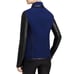 VINCE Wool Blend Moto Leather Jacket Boucle Coat Raw Trim Drape Wide Lapel Blue