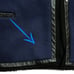 VINCE Wool Blend Moto Leather Jacket Boucle Coat Raw Trim Drape Wide Lapel Blue