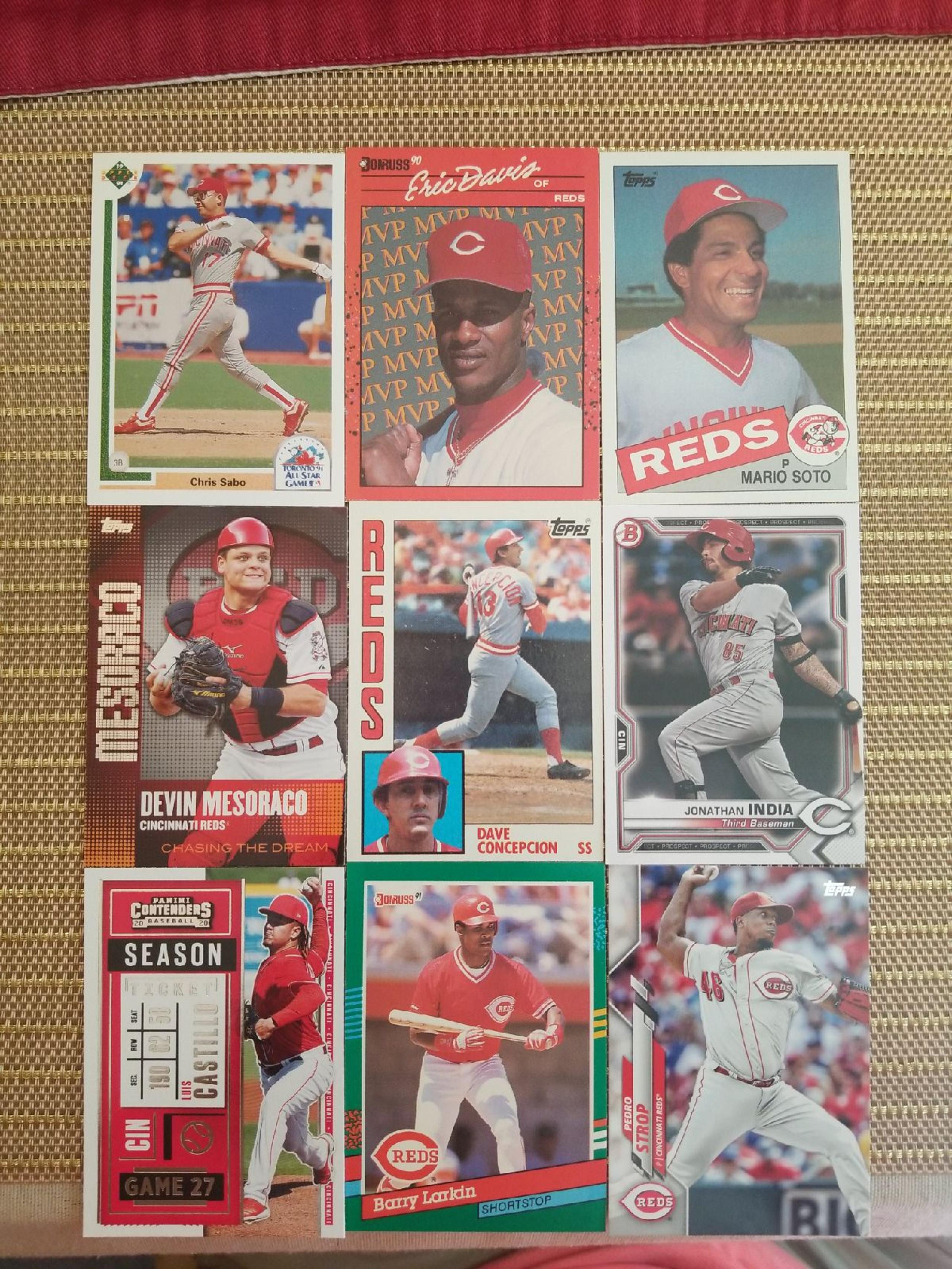 Cincinnati Reds Baseball Card Lot