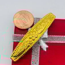 Real gold hand made hair pin