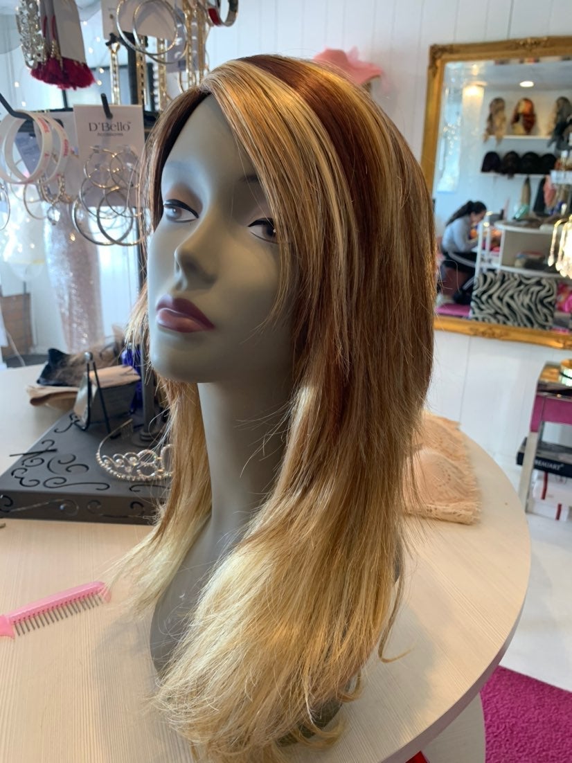 Beautiful Red Bayalage Wig