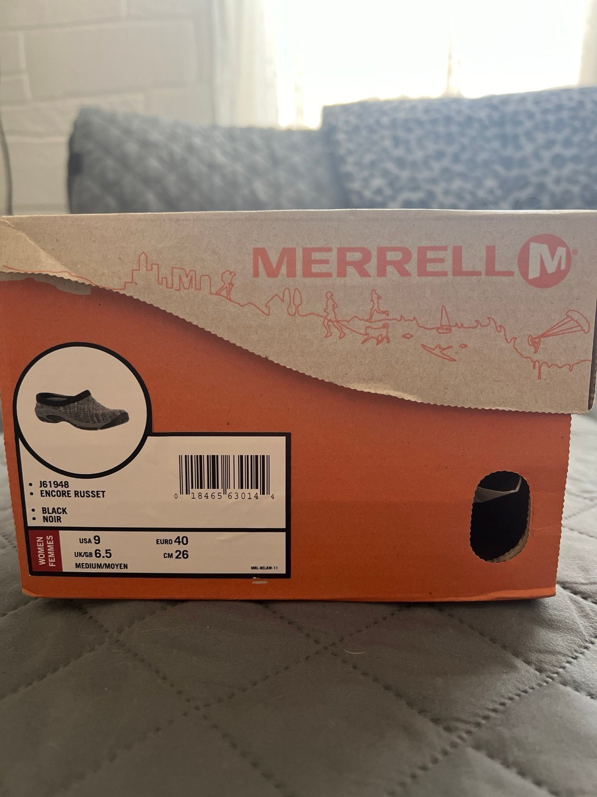 Merrell Encore Russet black size 9