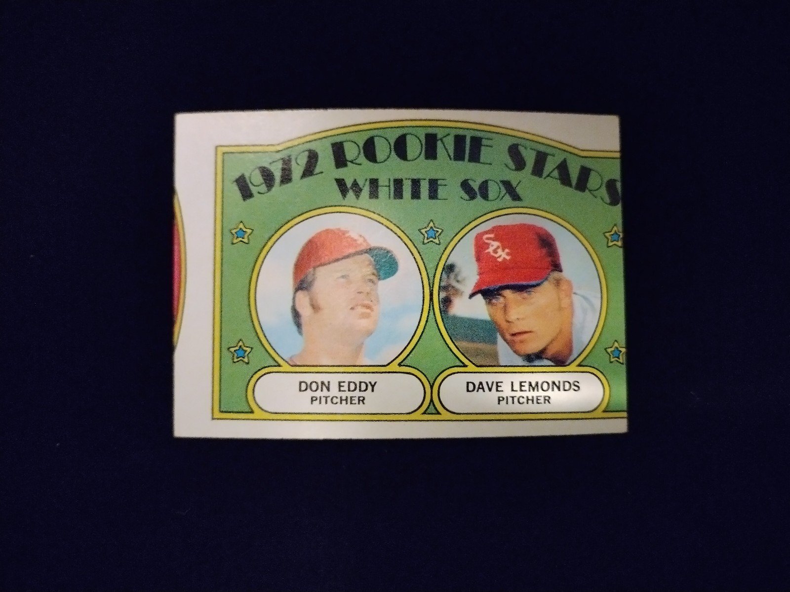 1972 misprint error Topps Rookie All Stars White Sox card