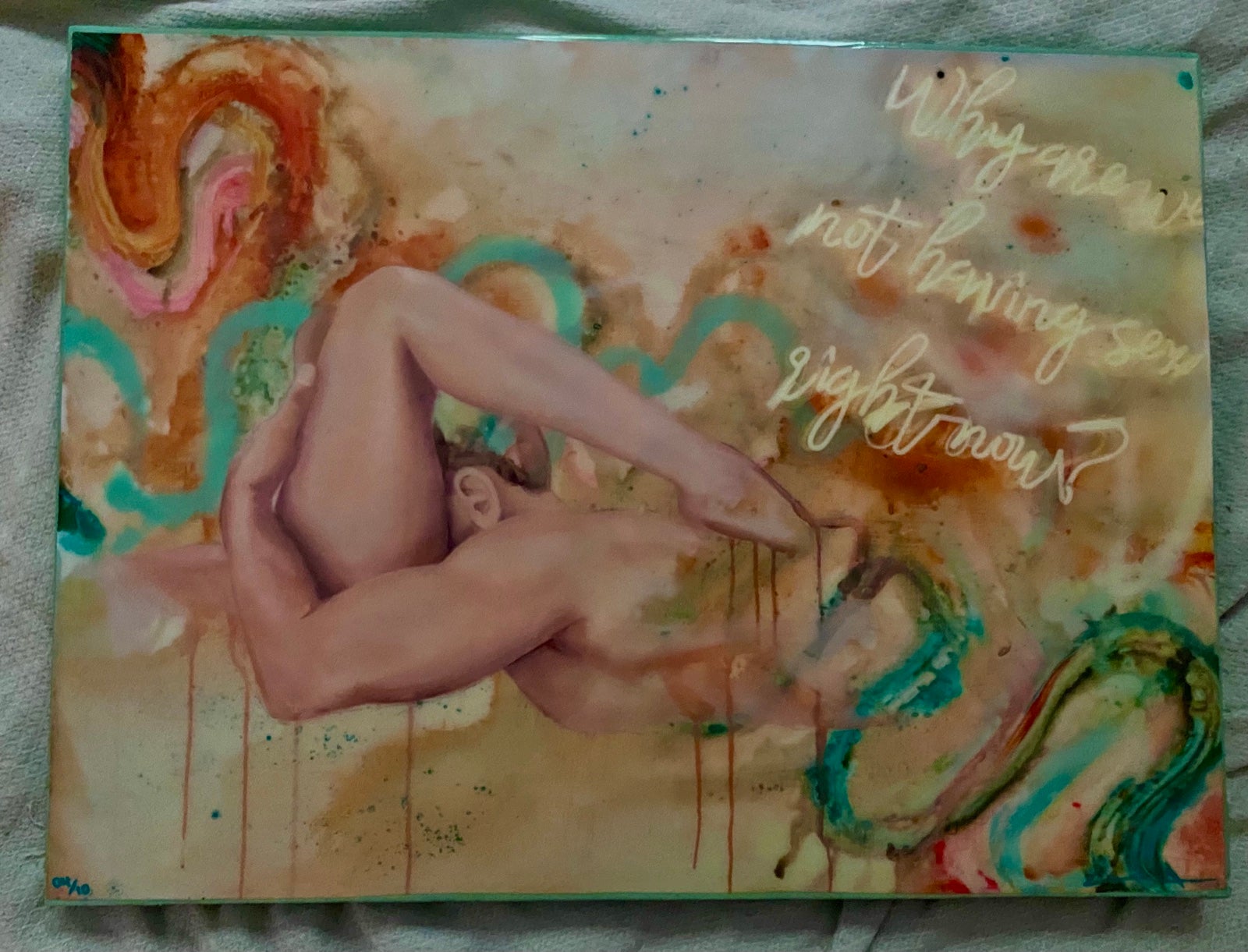 Diane Portwood Resigned Print - 24”x18” Art #4 out of 10 made - SOLD OUT ONLINE