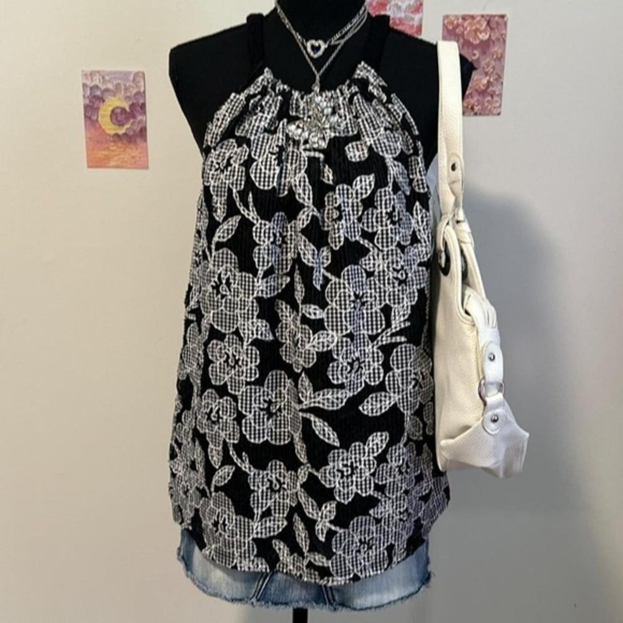 y2k International Concepts black halter top