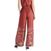 Steve Madden Apparel Danae Halter Flare-Leg Jumpsuit - Size M