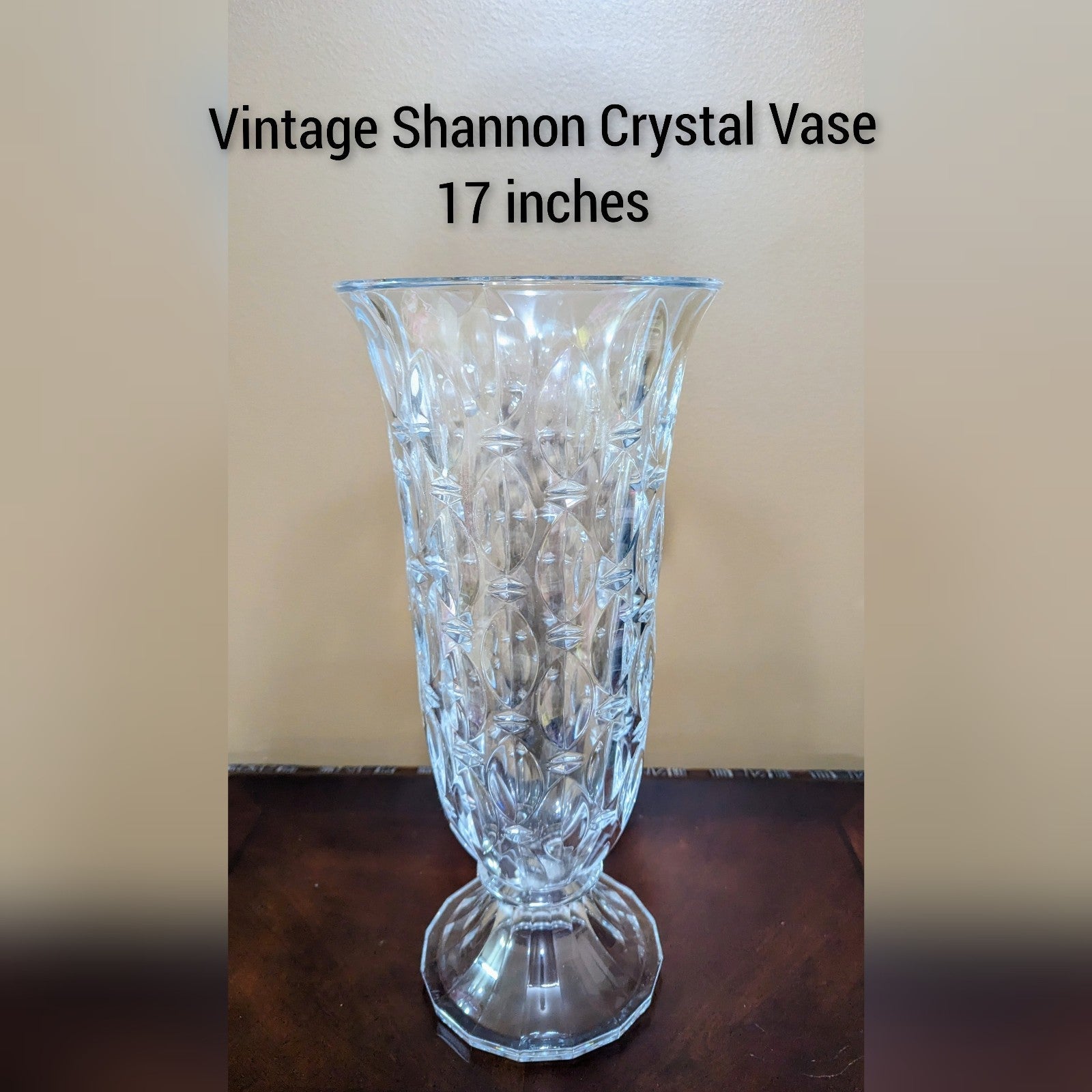 Vintage Lead Crystal Vase