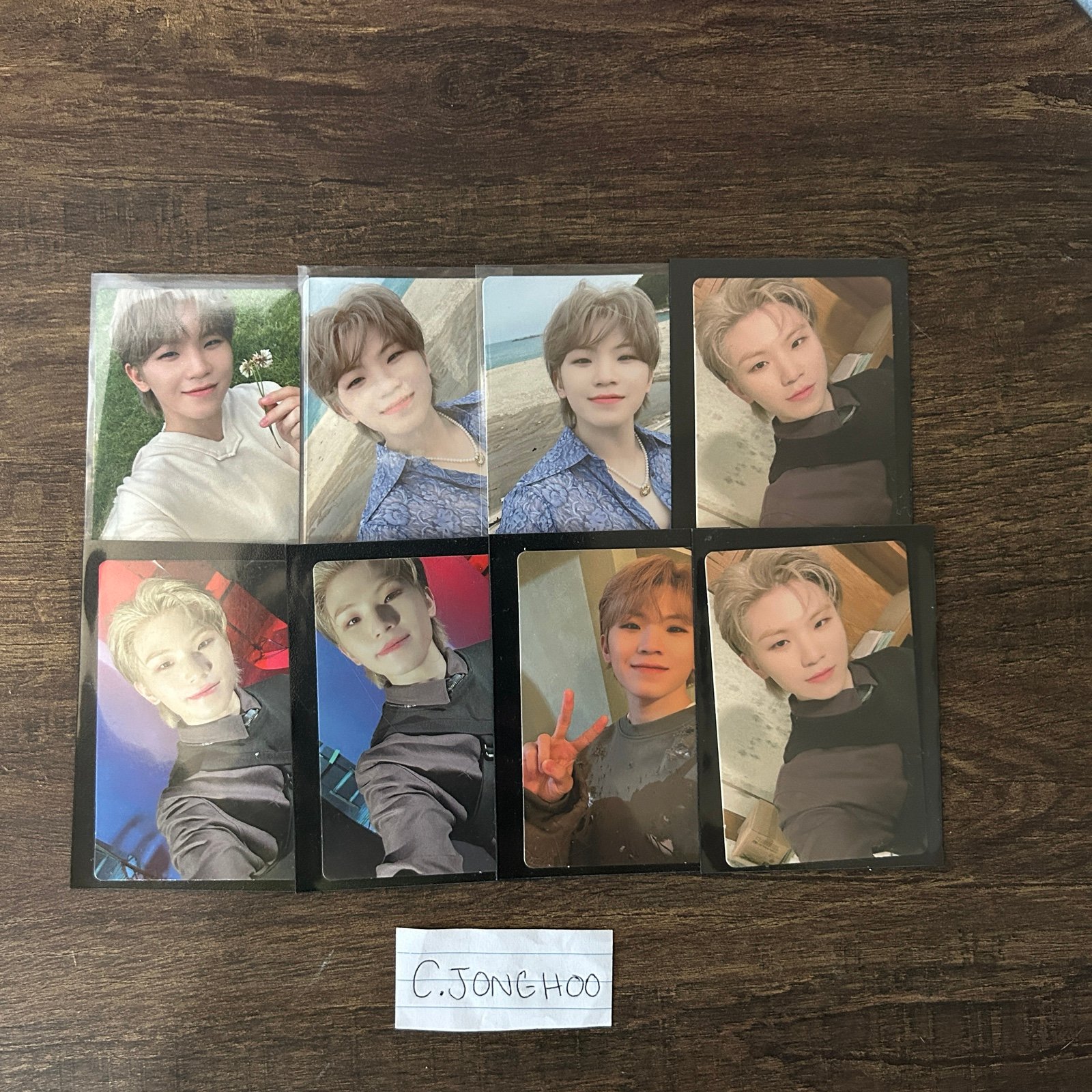 woozi attacca photocard set
