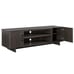 60 New Walnut Brown Contemporary TV Stand (2 Doors)