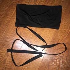 american deadstock black tube top