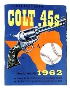 1962 Houston Colt .45s Baseball Team Yearbook (Inaugural Year)