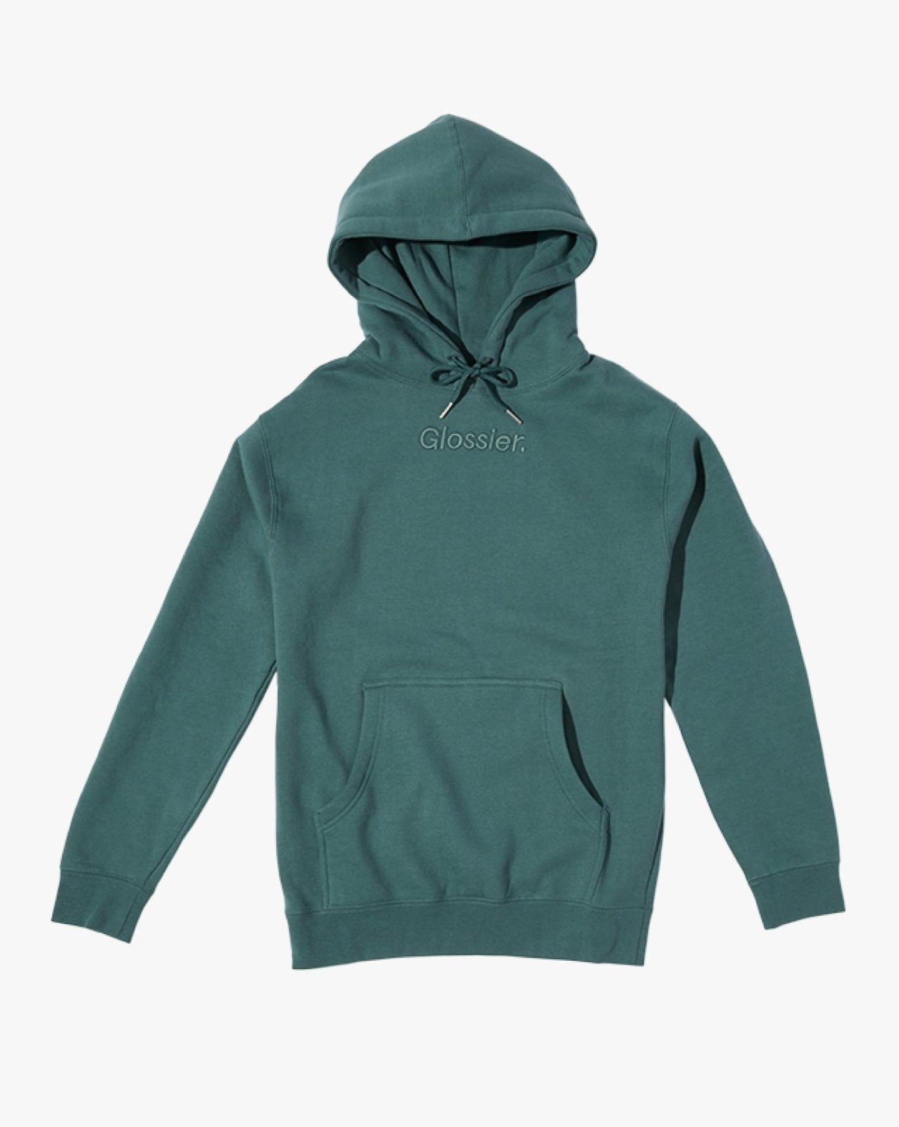 glossier hoodies sage and lavender