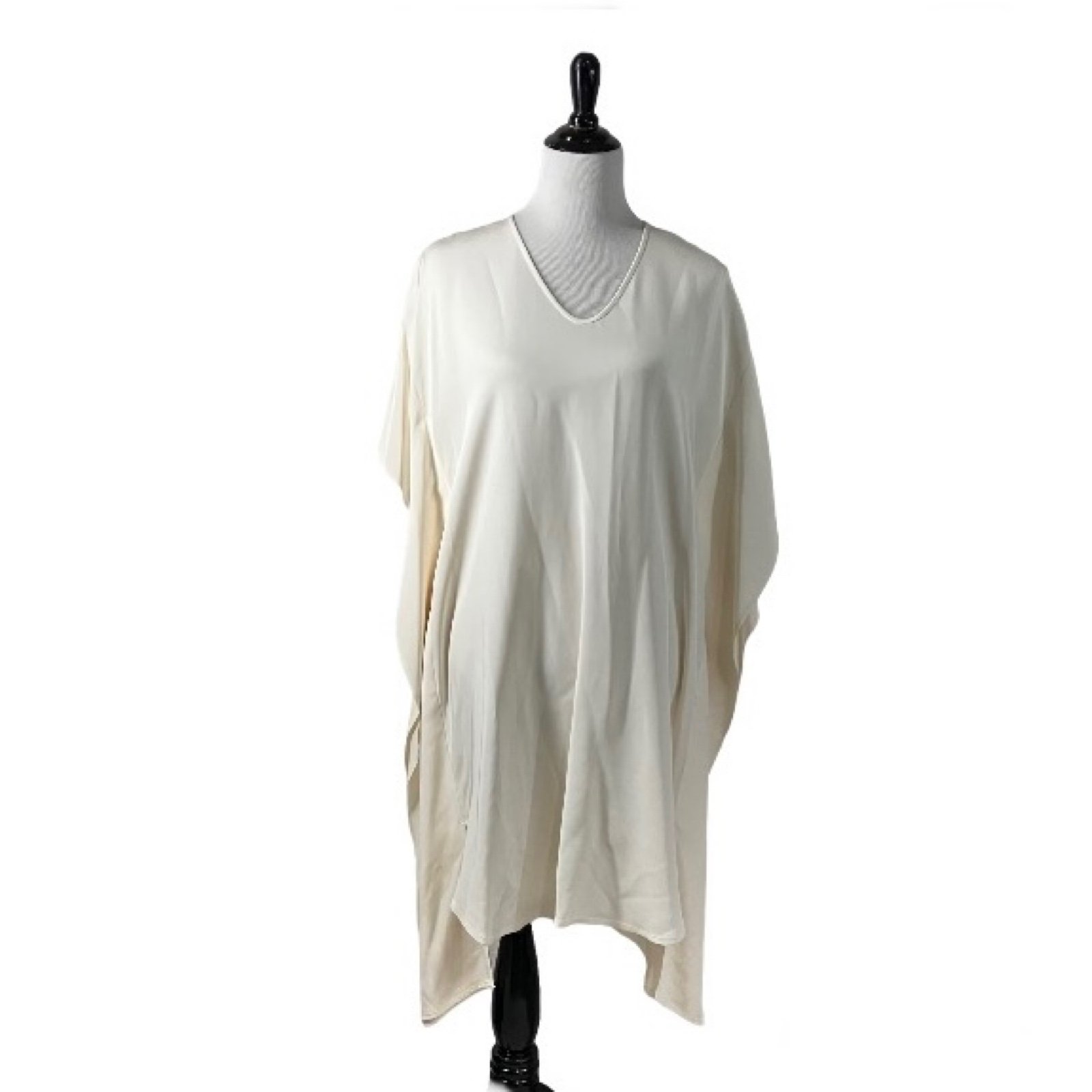 Maria Cornejo Ivory silk tunic dress