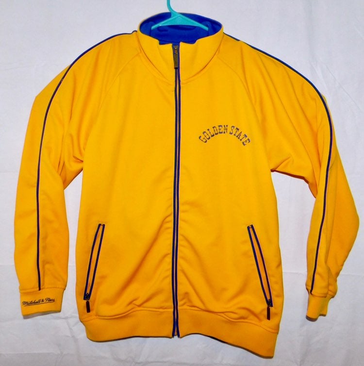 mitchell and ness GS Warriors Zip Jacket