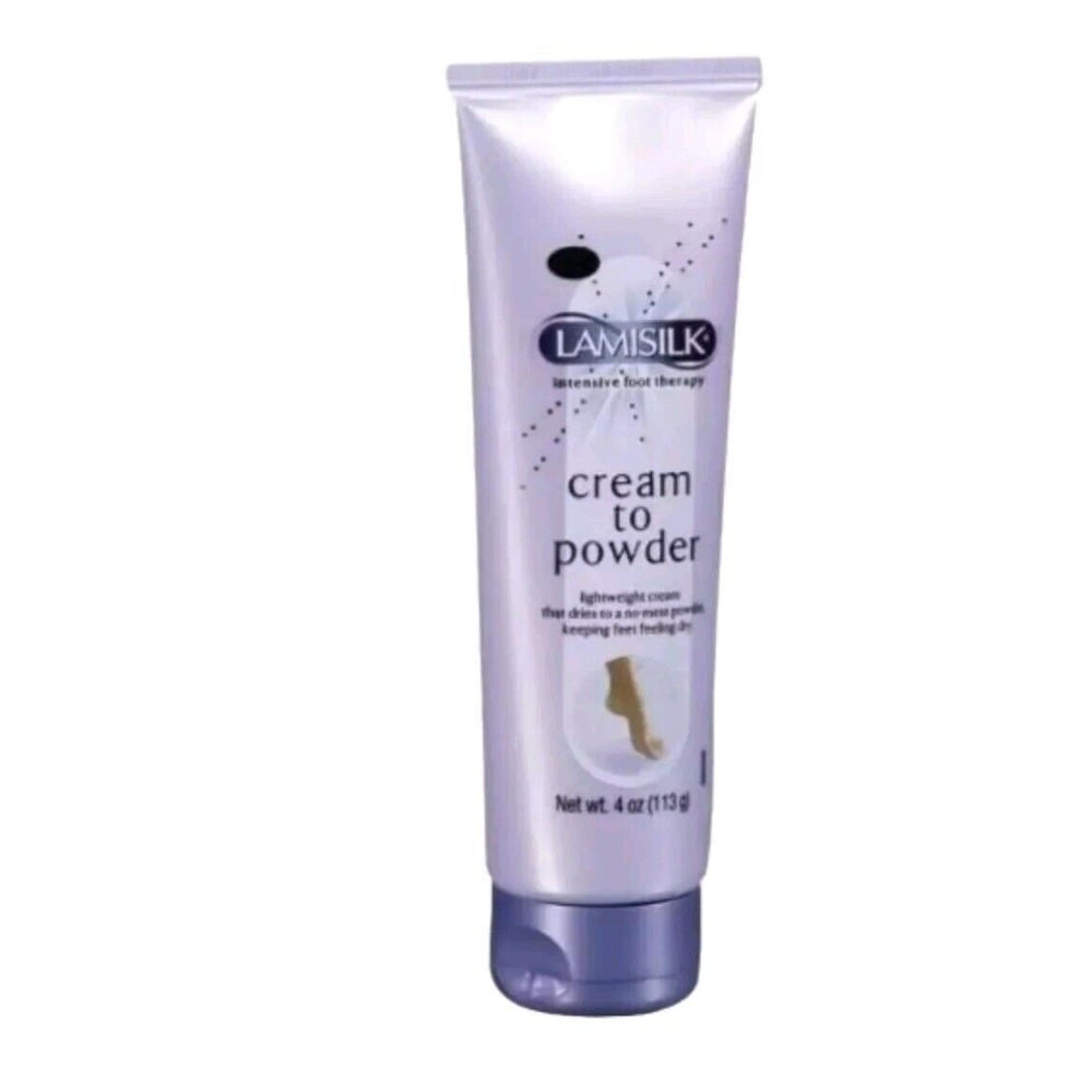 Lamisilk Cream Intensive Foot Therapy Cream 2 Powder 4 oz Keep Feet Dry New RARE
