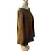 Kaktus Fall Colors Olive Green Multicolored Speckled Stripe Tunic Sweater Italy