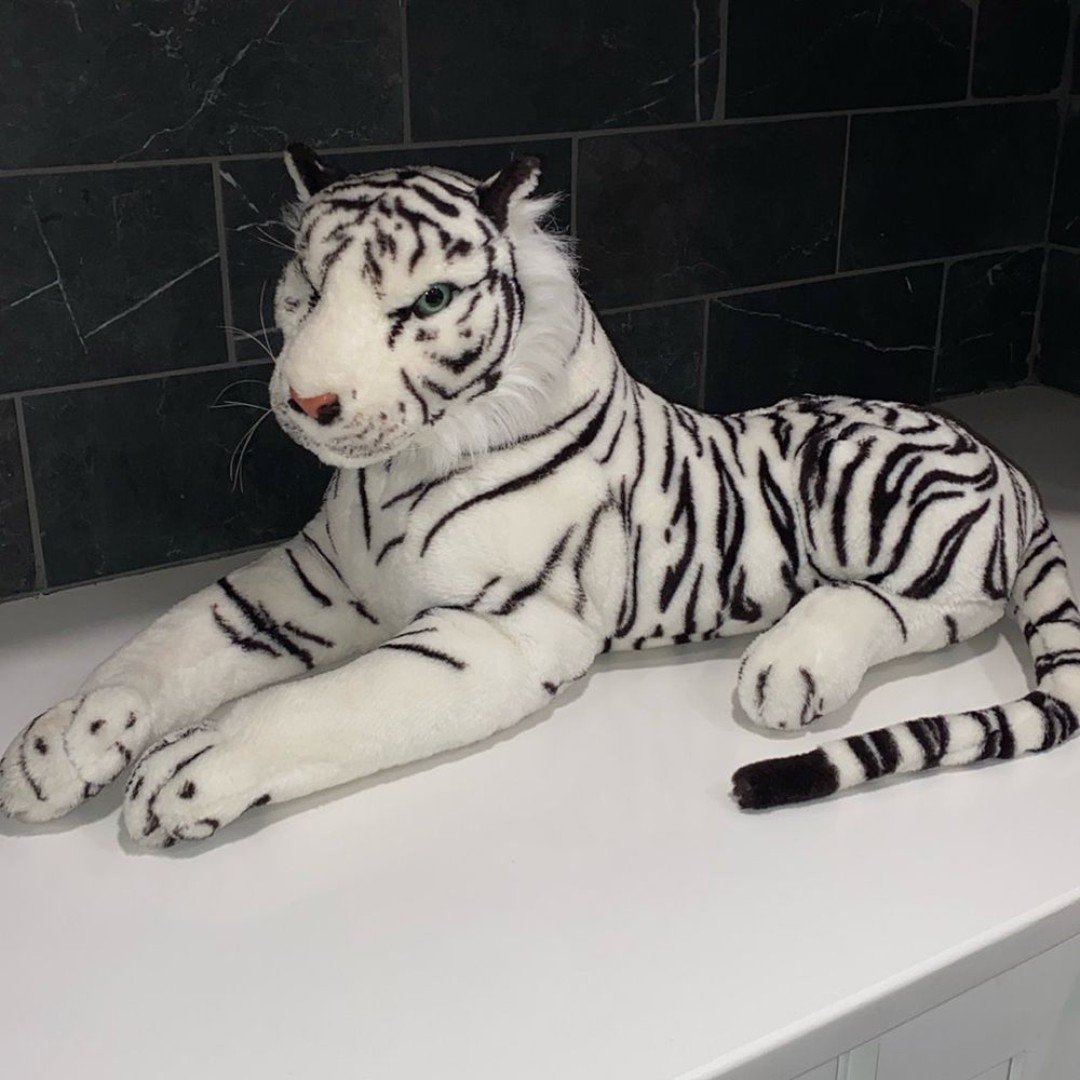 KELLYTOY USA INC. Large Plush Stuffed Animal White Tiger