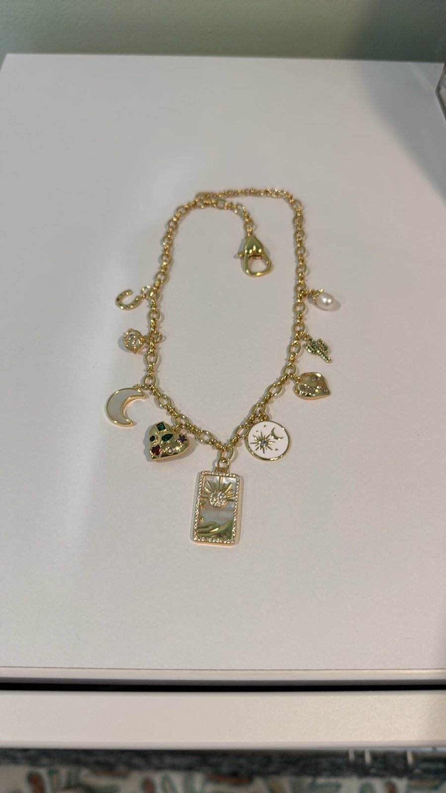 Gold Filled Charm Necklace