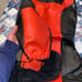 2 red and black car seat covers