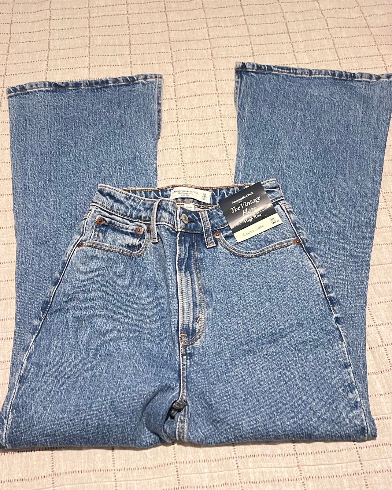 Abercrombie & Fitch curve love vintage flare jeans
