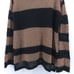 Free People Oversize Lulu Rugby Stripe Cowl Alpaca Wool Stretchy Sheer Sweater S